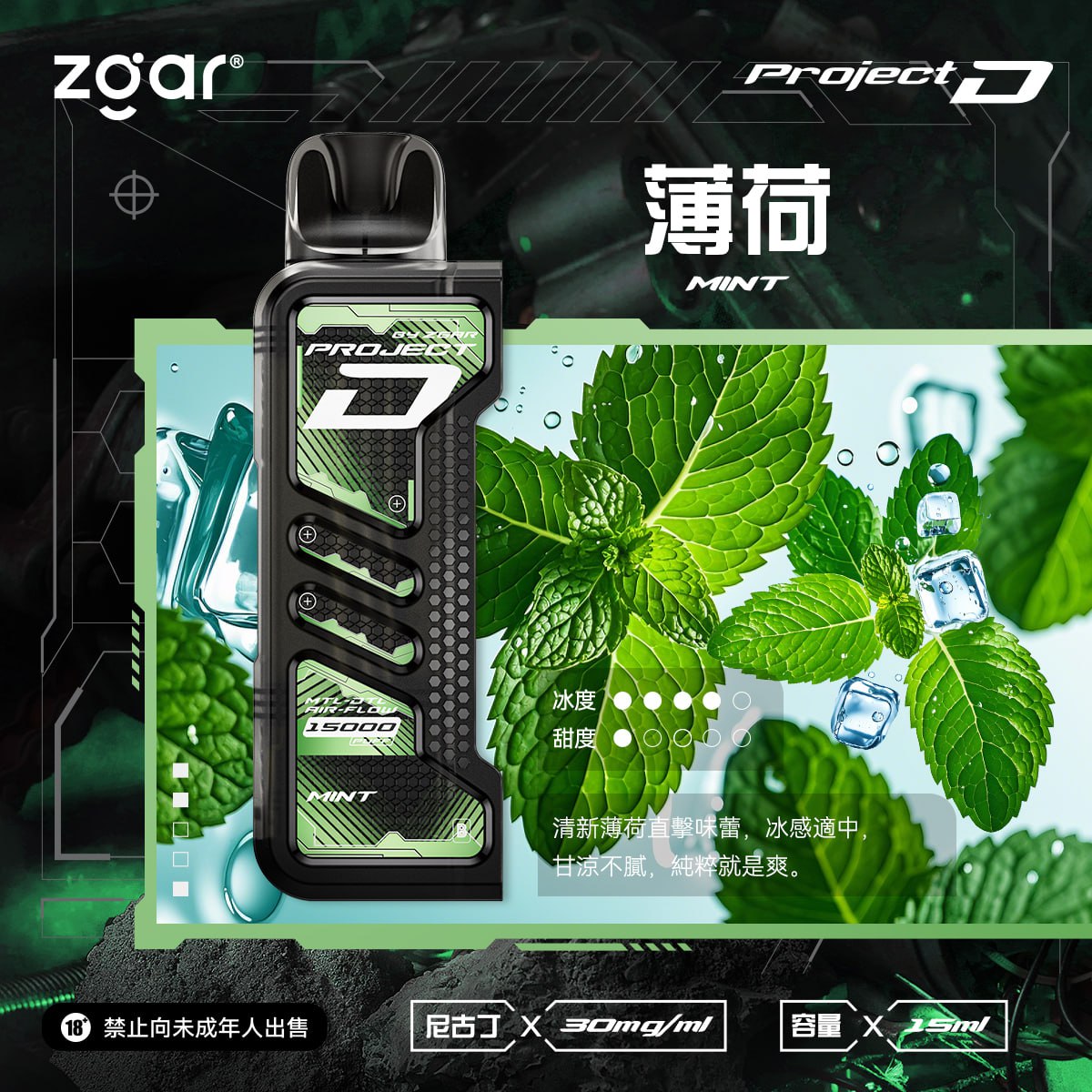 Zgar 冰熊 Project D 卡帶一次性